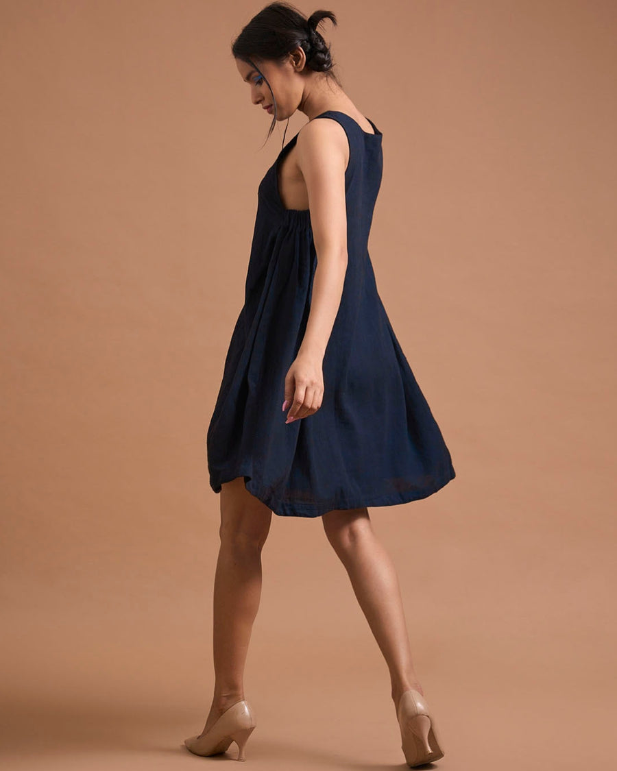 Midnight Breeze Twill Dress