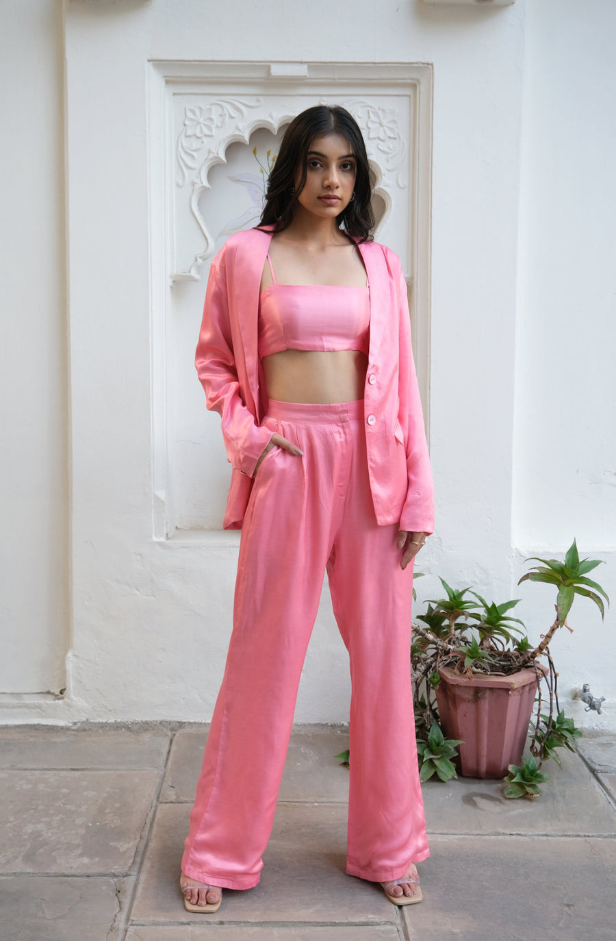 Settle For More Pants- Pink