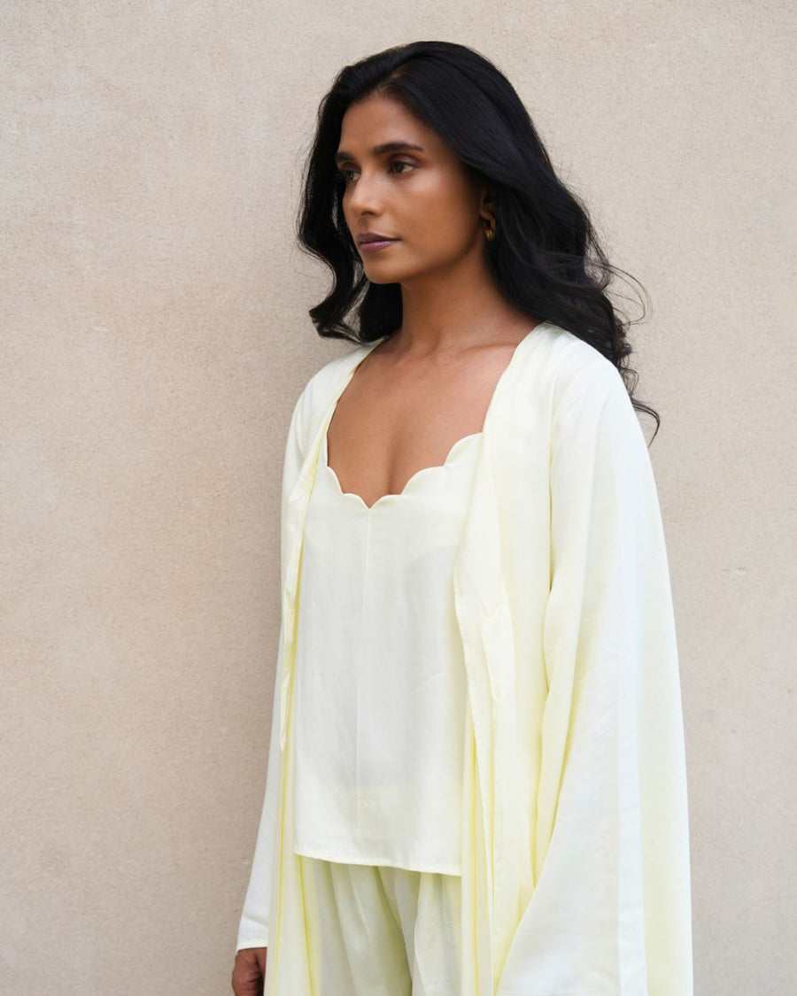 Ivory Yellow Robe