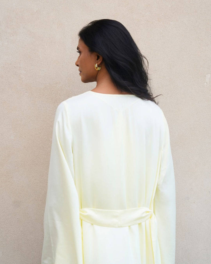 Ivory Yellow Robe