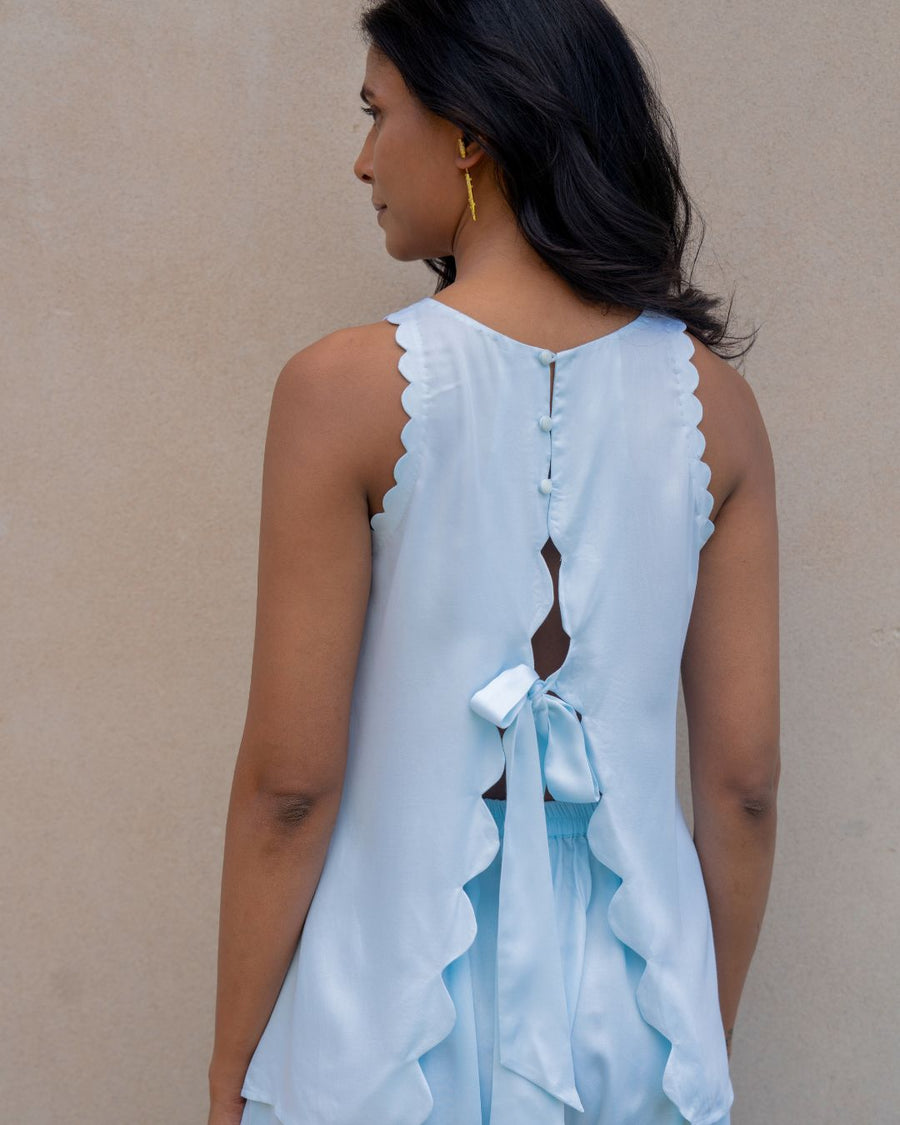 Bit of Blue Back knot Co-ord